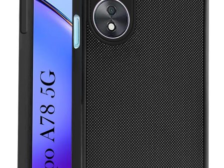 For Oppo A78 5G Back Cover Case (Textured Grip Design | Camera Protetion | Slim and Light Weight | Soft Touch and Feel) on Sale