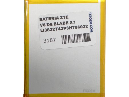 Bateria Zte V6  D6 T660 Li3822T43P3H786032 Sale