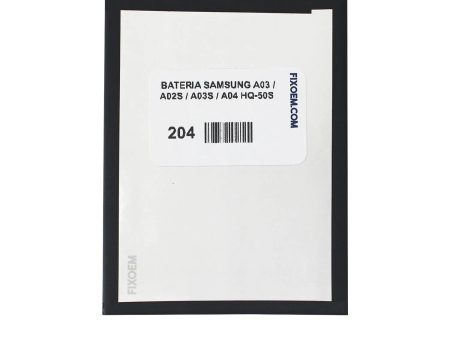 Bateria Samsung A03   A02S   A03S   A04   A03 Core HQ-50S Sm-a035f  Sm-a035m SM-A045F SM-A025 HQ-50S Online now