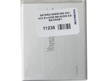 Bateria Samsung A53   A33 Sm-A536E Sm-A336 Eb-Ba336Aby. Hot on Sale