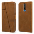 For Xiaomi Mi Redmi K30  Flip Cover Case (Stitched Leather with Magnetic Closure) For Sale