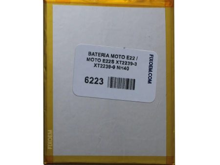 Bateria Moto E22   E22i   Moto E22S Xt2239-3 Xt2239-9 Nh40 Online Hot Sale