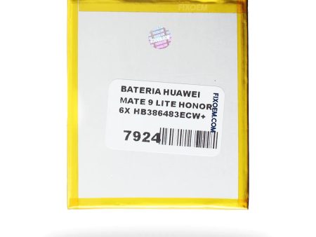 Bateria Huawei Mate 9 Lite Bll-L21  Honor 6X Bln-L21 Hb386483Ecw+. Supply