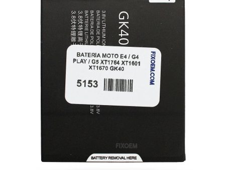 Bateria Moto E4   Moto G4 Play   Moto G5   Moto E5 Play XT1921 GK40 Hot on Sale