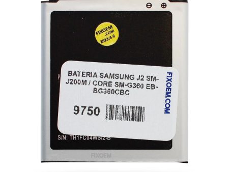 Bateria Samsung J2 Sm-J200M   Core Prime Sm-G360 Eb-Bg360Cbc For Sale