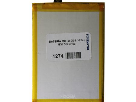 Bateria Moto g04   G24   G34 5G QF50 Online Hot Sale