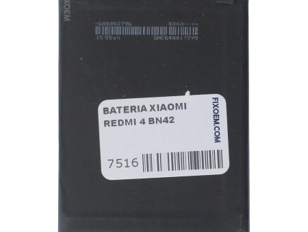 Bateria Xiaomi Redmi 4 Mag138  Mae136 Bn42. For Cheap