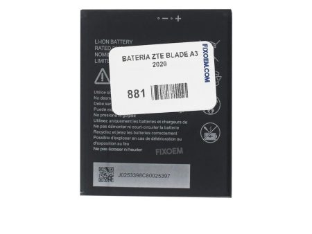 Bateria Zte Blade A3   A5 2650  A3 2019 2020 Li3826T43P4h695950 For Discount