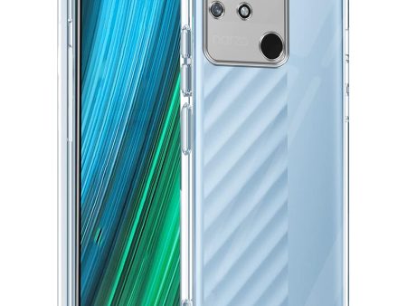 For Realme Narzo 50A Back Cover Case(Silicone Crystal Clear | Pure Camera Protection | Soft and Flexible for Charger and Headphone sockets | Shockproof Bumpers) Online now