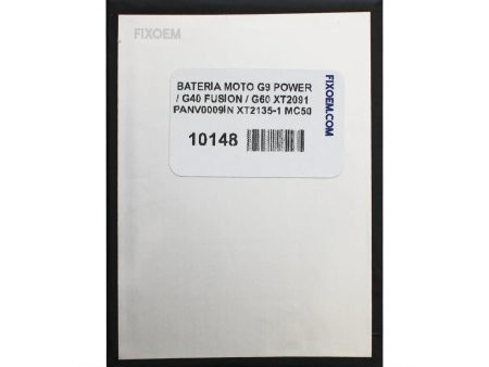 Bateria Moto G9 Power   G60   G51 5G   G40   Fusion Ips Xt2135-1 Xt2171-1 Xt2171-2 Xt2133-2. MC50 Fashion