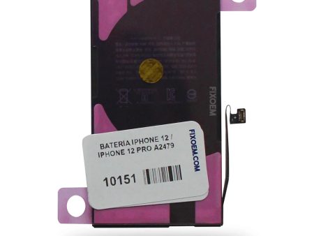 Bateria Iphone 12   12 Pro A2172 A2402 A2403 A2404 A2341 A2406 A2407 A2408 A2479 For Sale