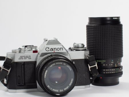 Canon AV-1 with FD 50mm f 1.8 & 35-135mm f 3.5-4.5 Online