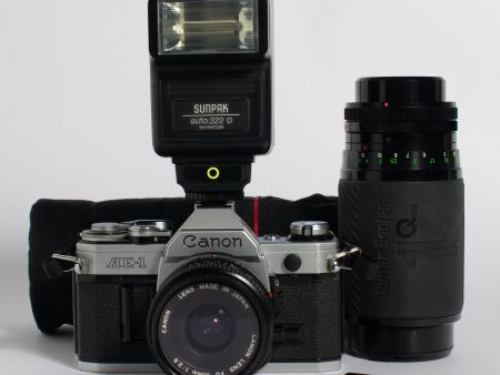 Canon AE-1 50mm FD f 1.8 & 70-210mm f 2.8-4.0 KIT Online Hot Sale