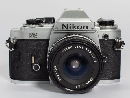 Nikon FG with 28mm f 2.8 Lens For Discount