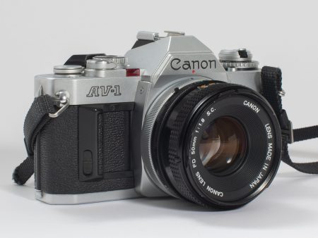 Canon AV-1 with FD 50mm f 1.8 For Sale