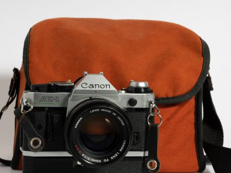 Canon AE-1 Program 50mm FD f 1.8 with Power Winder Online Sale