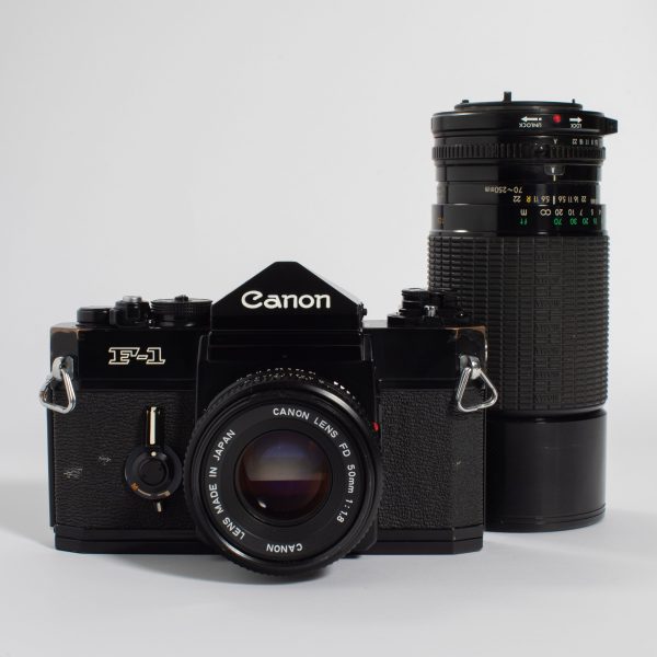 Canon F-1 with 50mm f 1.8 & Sigma Zoom II 70-250mm f 3.5-4.5 KIT Online Sale