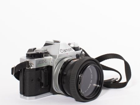 Canon AE-1 Program with 50mm f 1.8 SC Lens on Sale