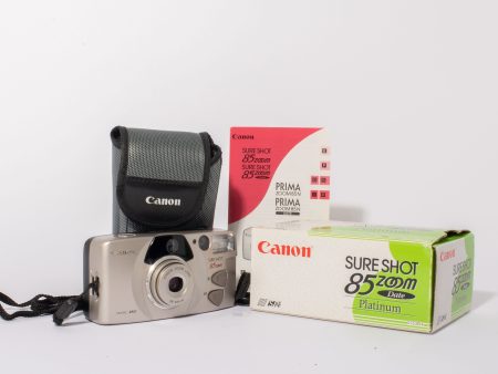 Canon Sure Shot 85 Zoom in Platinum with Original Packaging Discount