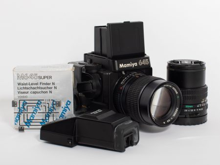 Mamiya M645 Super with 150mm f 3.5 and 55mm f 2.8 KIT Online Hot Sale